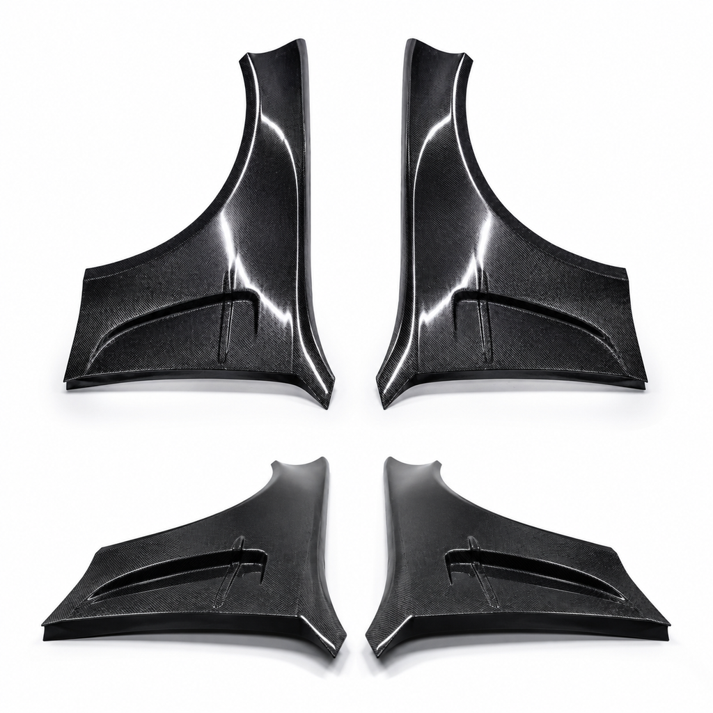 Carbon fiber front fender for BMW E82 1M / E88 1 Series Coupe