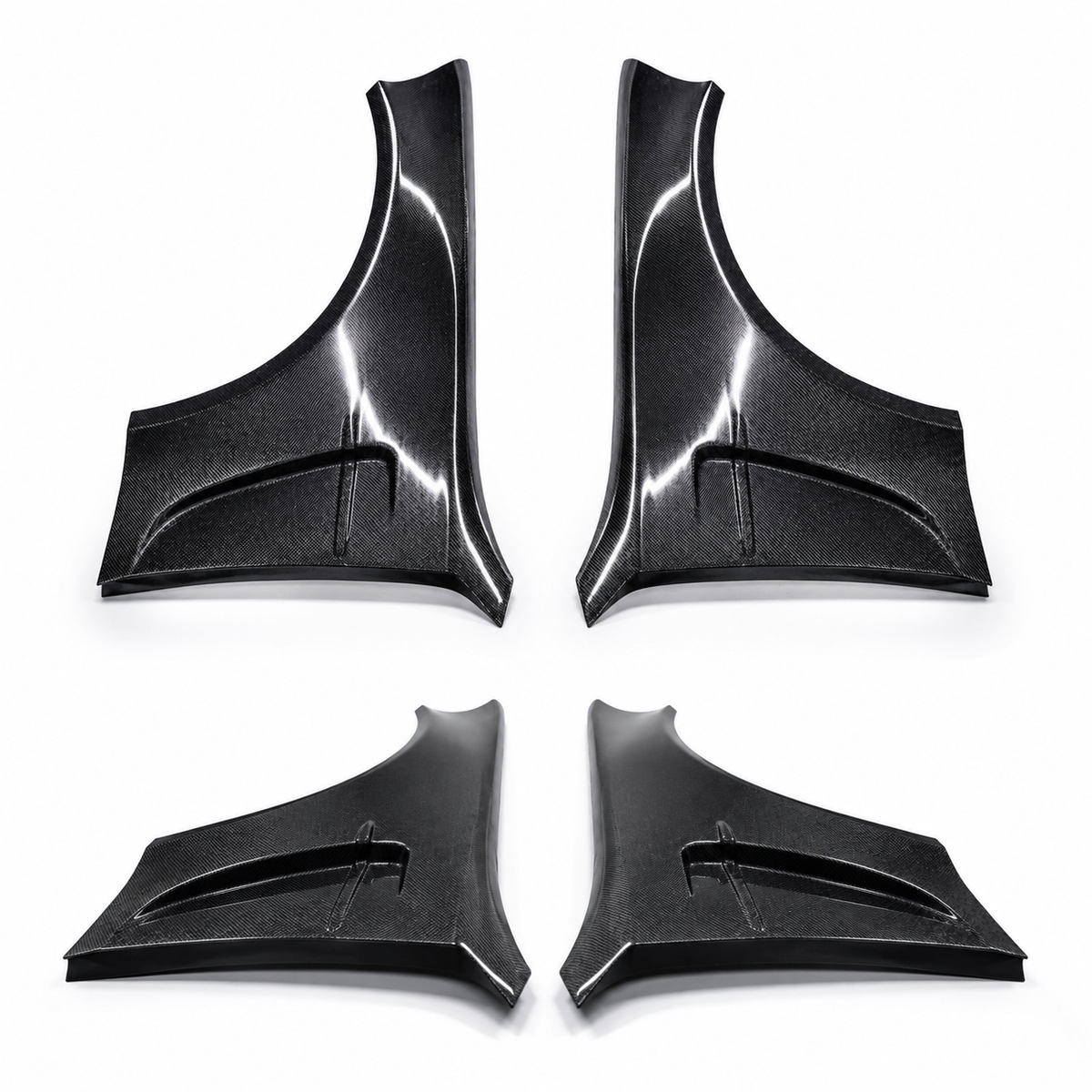 Carbon fiber front fender for BMW E82 1M / E88 1 Series Coupe