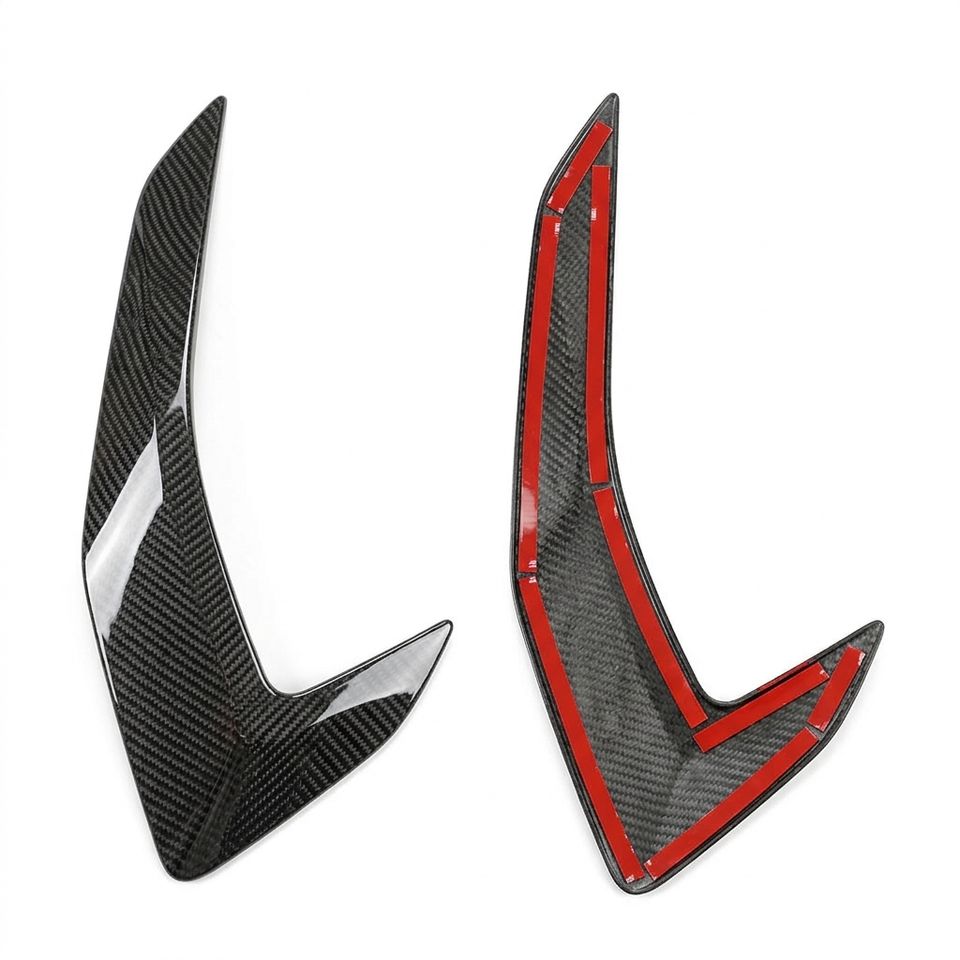 Corvette C8 Dry Carbon Fiber Door Handle Covers 2020-2024 image 2