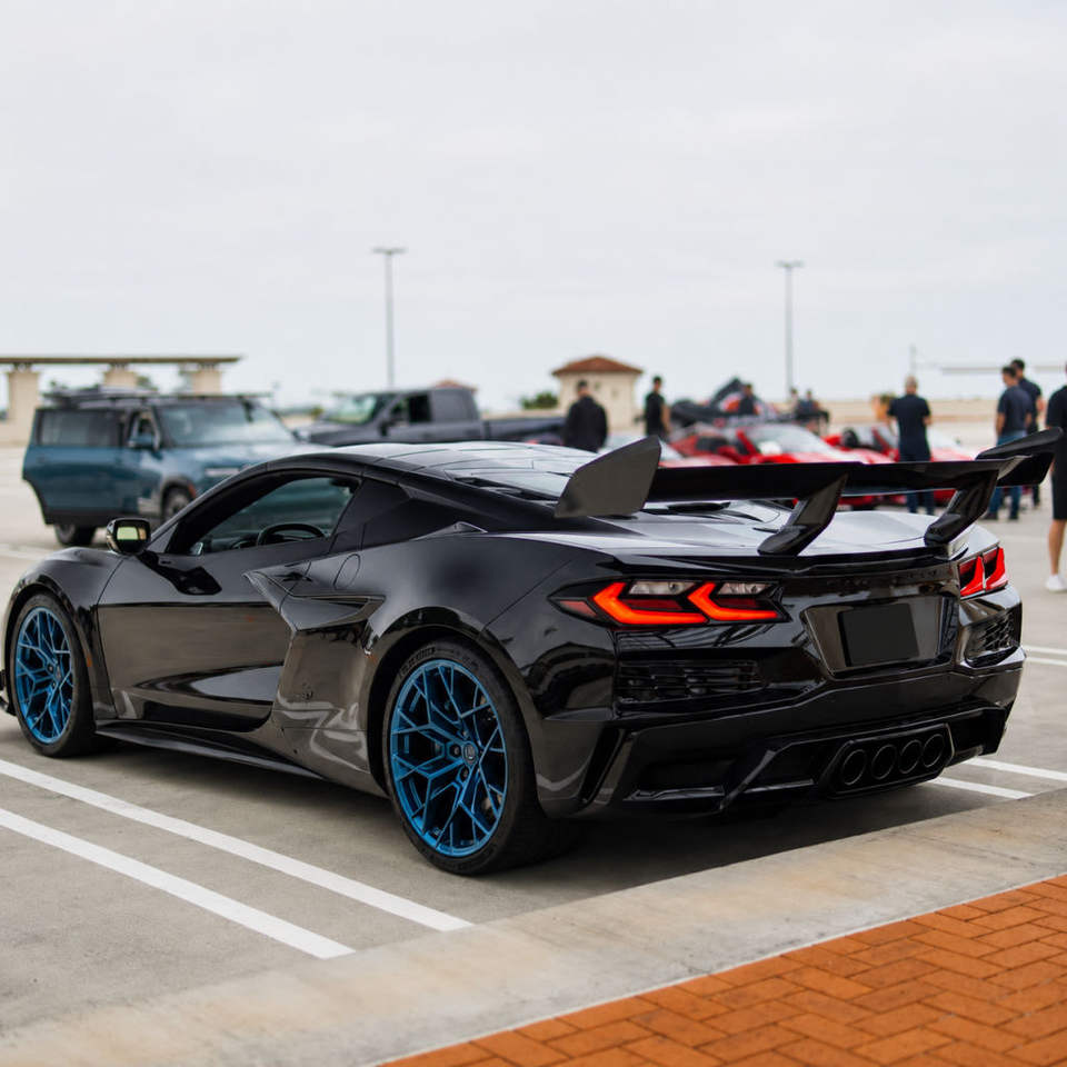 Corvette C8 Z06 Dry Carbon Fiber Rear Wing 2020-2024 image 4