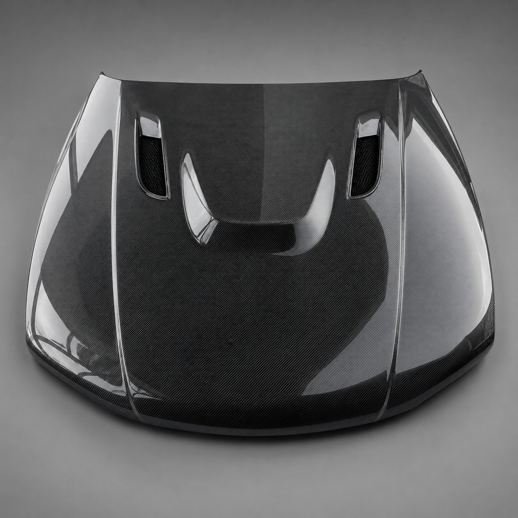 BMW 1 Series E82/E88 1M Style Carbon Fiber Hood