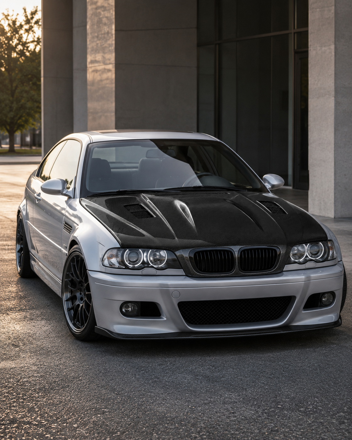 BMW E46 Coupe Carbon Fiber Hood
