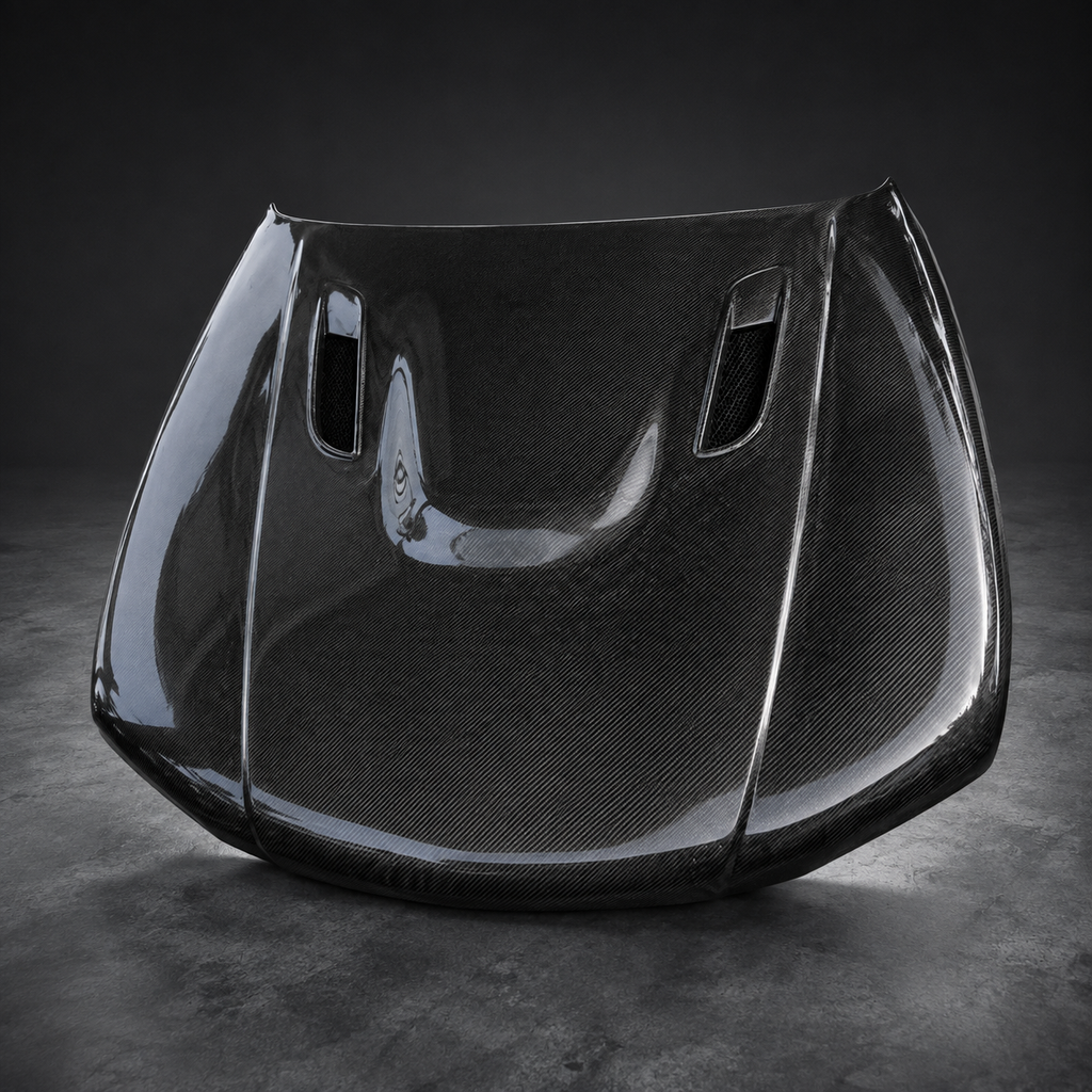 BMW 1 Series E82/E88 1M Style Carbon Fiber Hood
