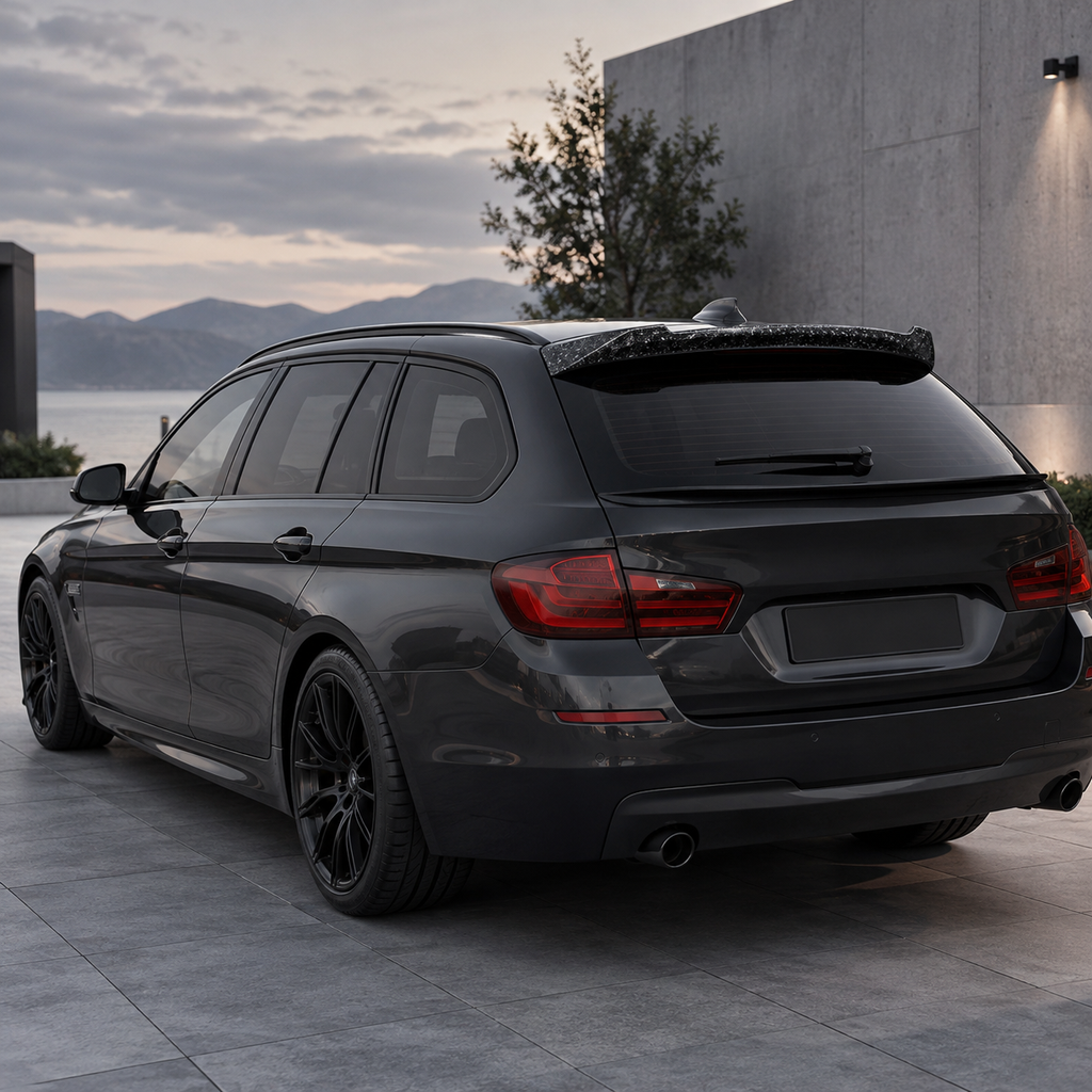 BMW F11 5 Series Touring Forged Carbon Fiber Rear Spoiler