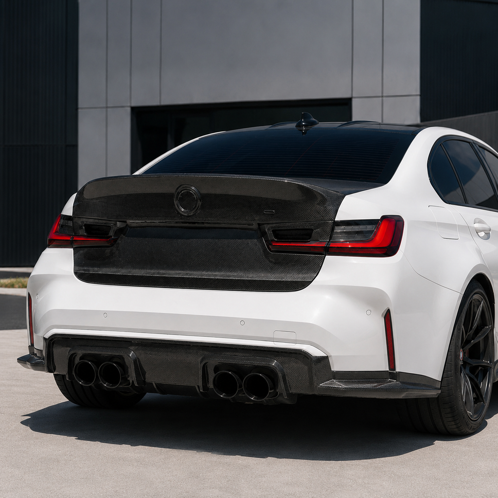 BMW G20/G28 3 Series & G80 M3 CSL Style Carbon Fiber Rear Trunk Lid 2020+