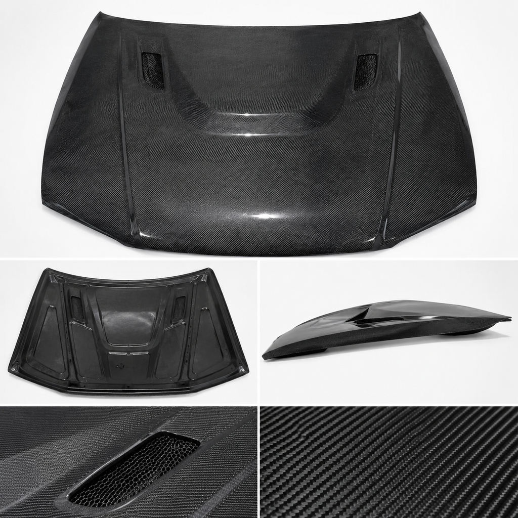 BMW 1M Style Carbon Fiber Hood for E82 E87 E88 1 Series 128i