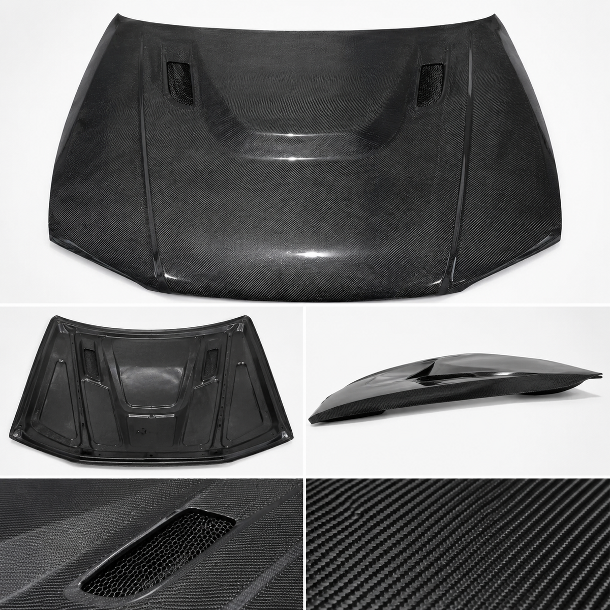 BMW 1M Style Carbon Fiber Hood for E82 E87 E88 1 Series 128i