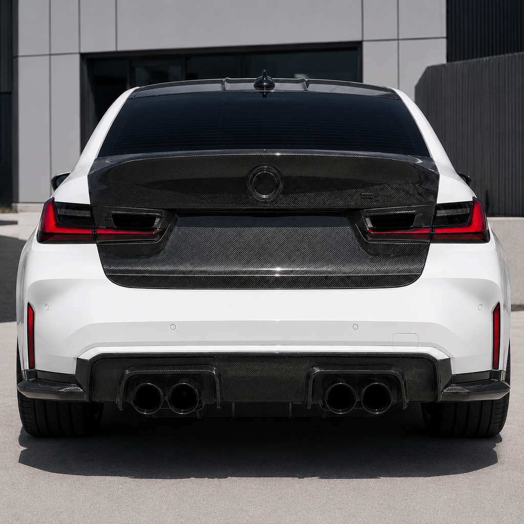 BMW G20/G28 3 Series & G80 M3 CSL Style Carbon Fiber Rear Trunk Lid 2020+