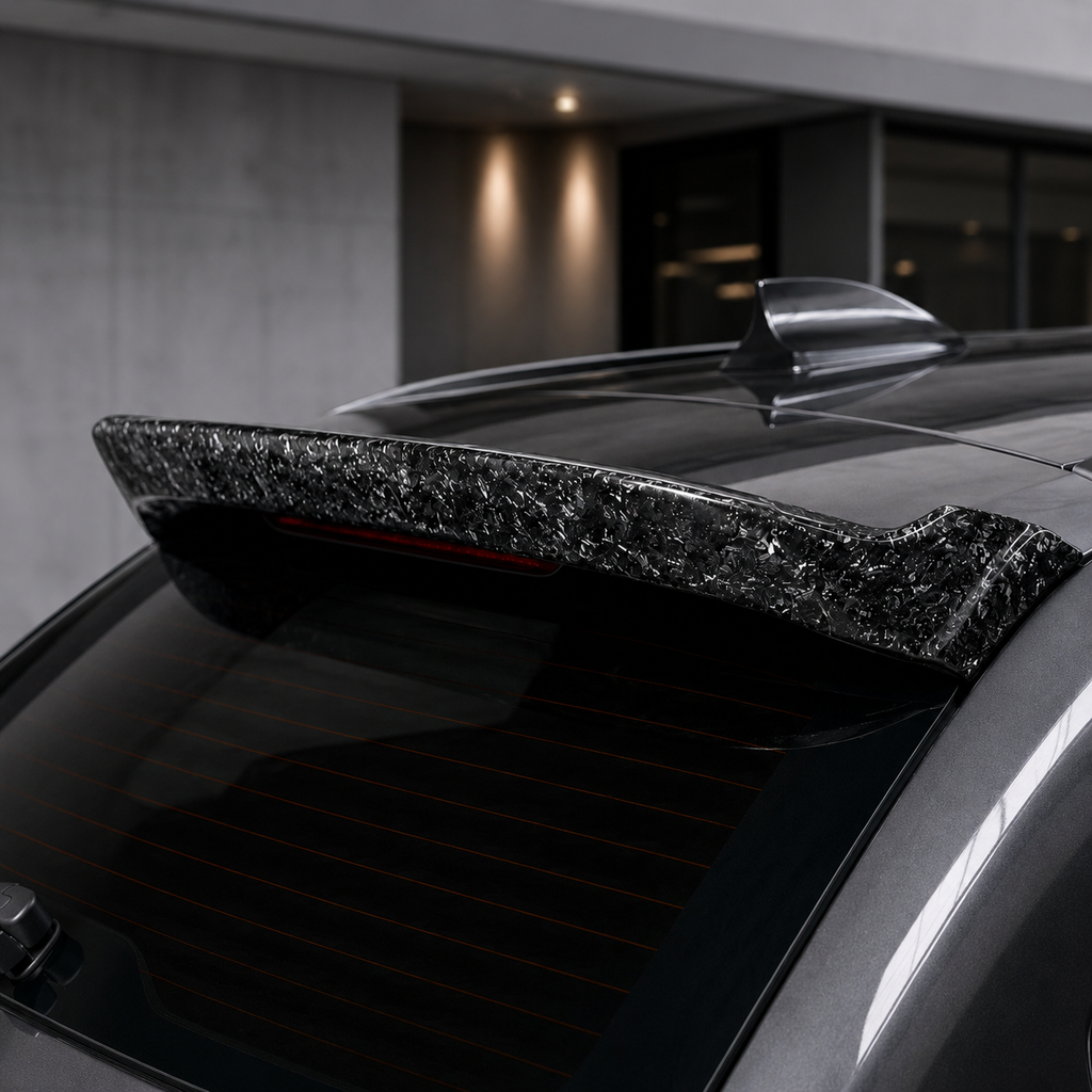 BMW F11 5 Series Touring Forged Carbon Fiber Rear Spoiler