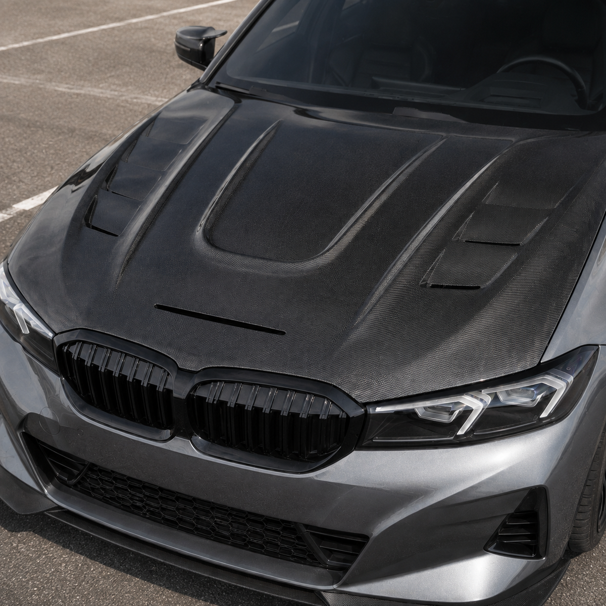 Carbon Fiber Hood for 2019+ BMW 3 Series G20/G28 | Gloss Finish Replacement Bonnet