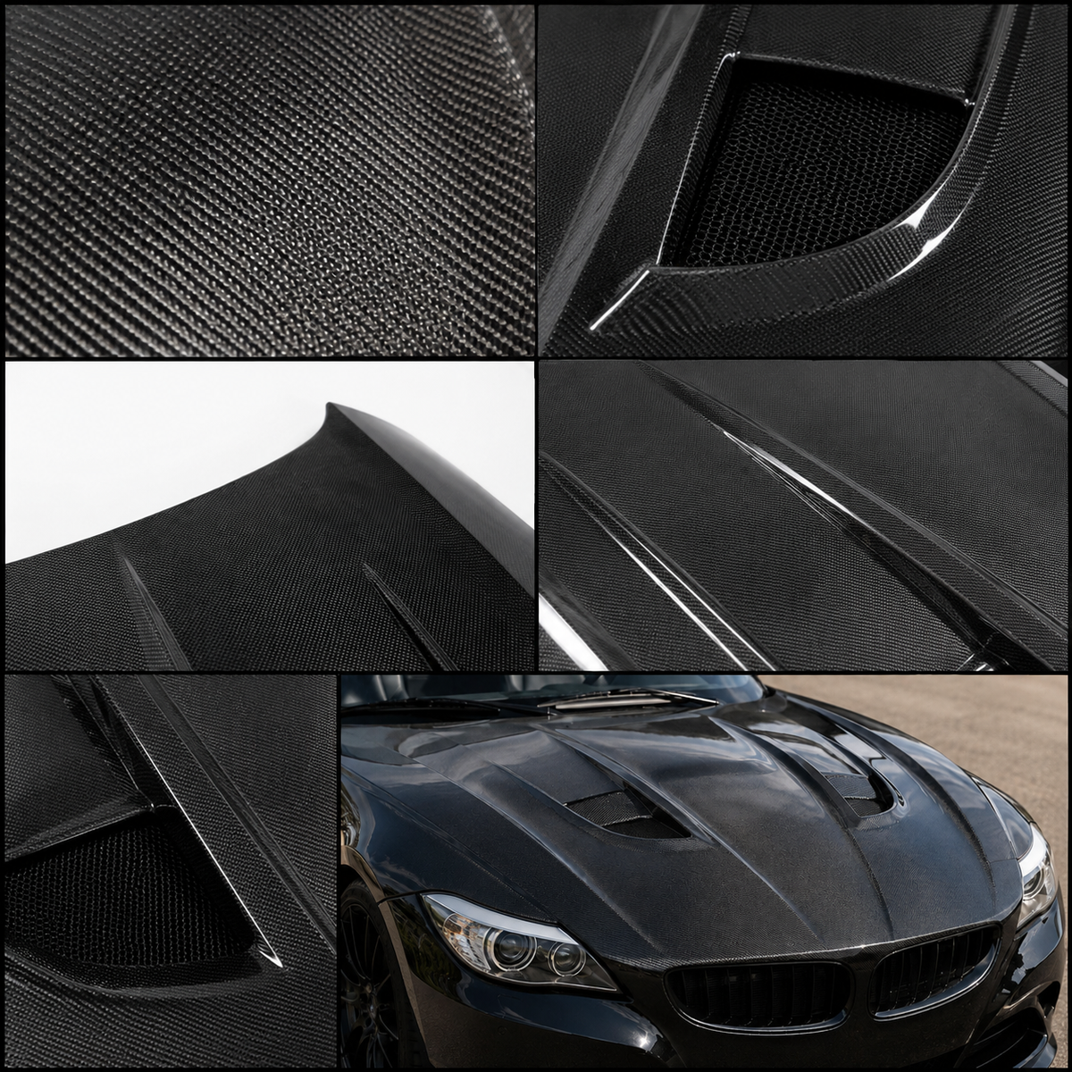 Carbon Fiber Vented Hood for BMW Z4 E89 Roadster 2009–2016
