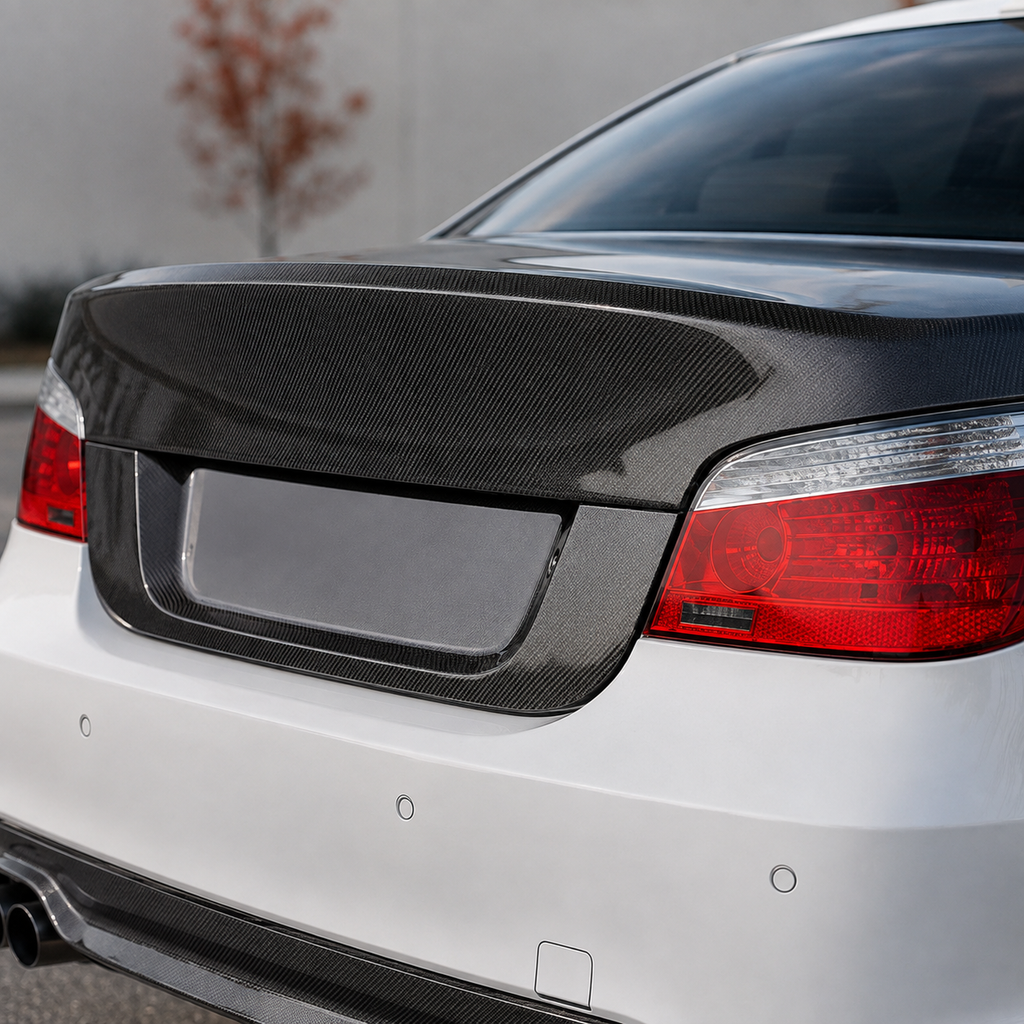 BMW E60 5 Series 525i 530i Carbon Fiber Trunk Lid