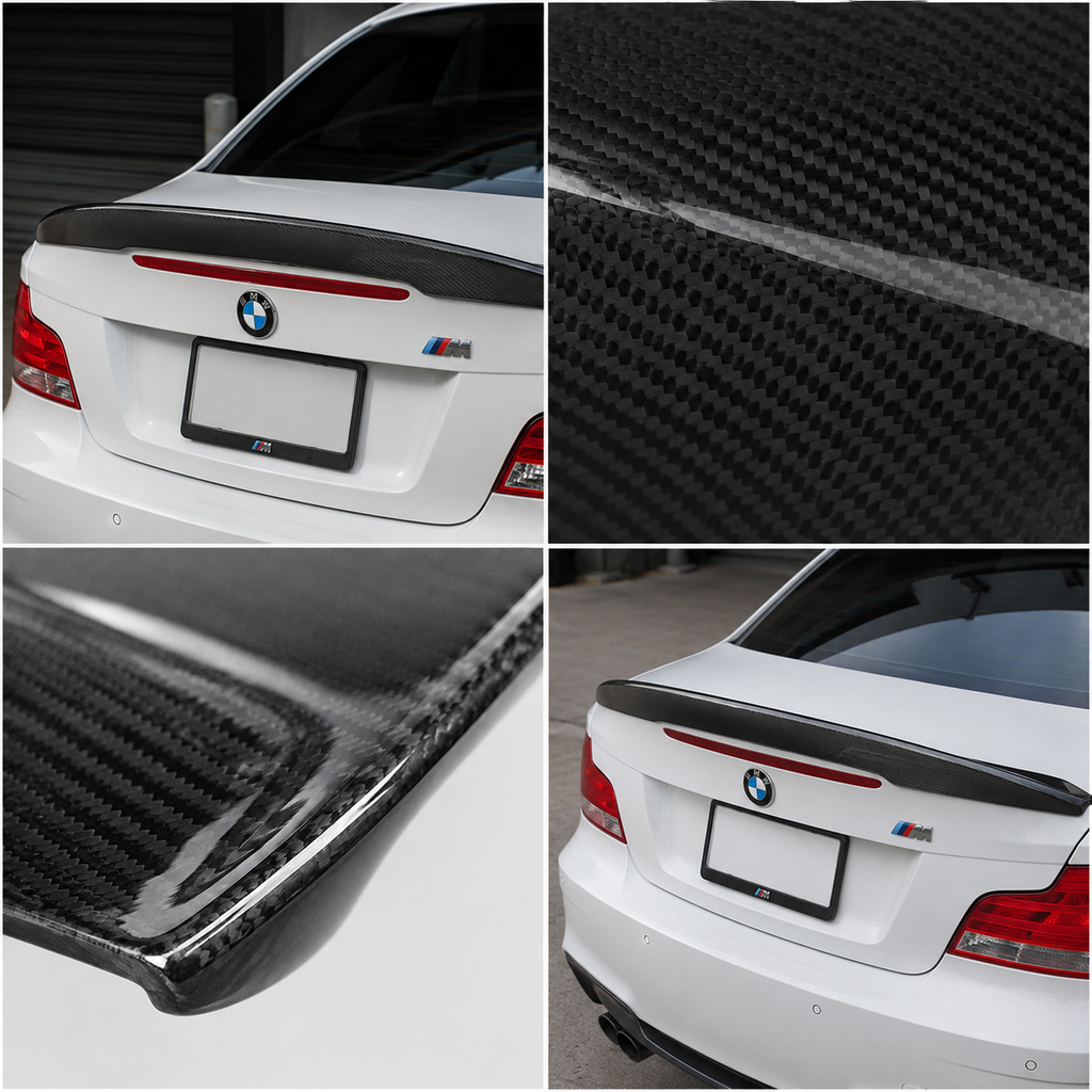 BMW E82 1 Series / 1M CSL Style Carbon Fiber Rear Trunk Lid