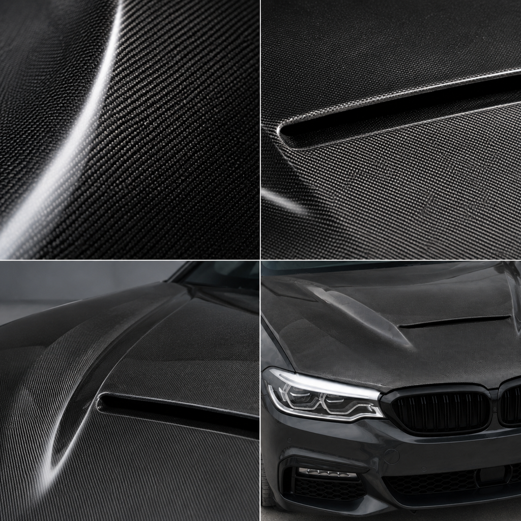 BMW G30/G38 5 Series GTS Style Carbon Fiber Hood 2018–2020