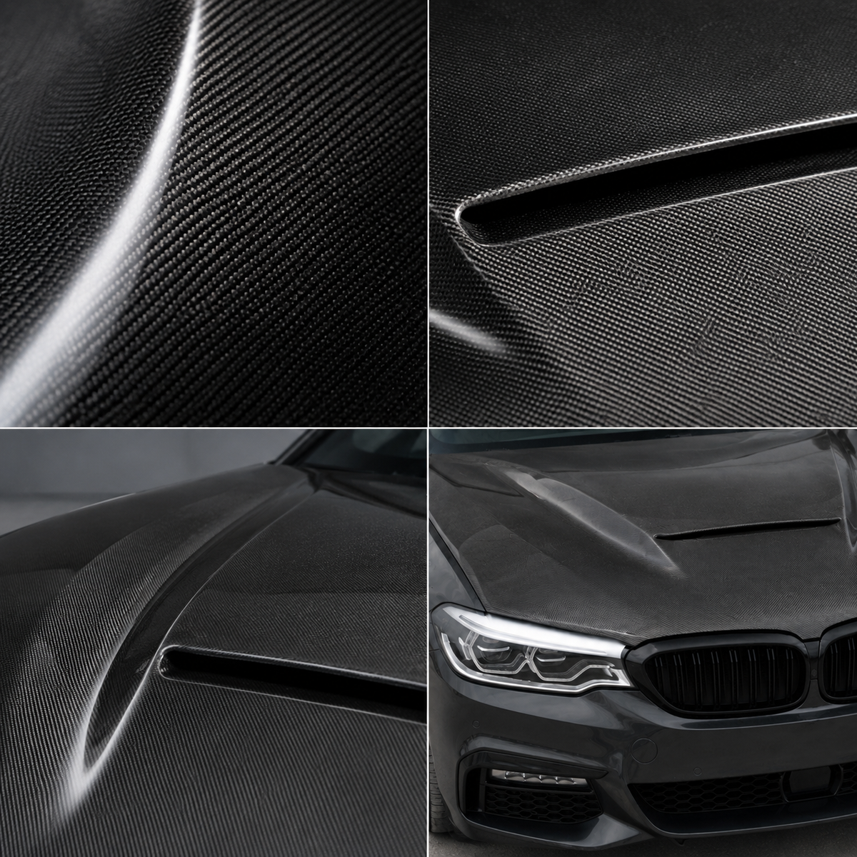 BMW G30/G38 5 Series GTS Style Carbon Fiber Hood 2018–2020