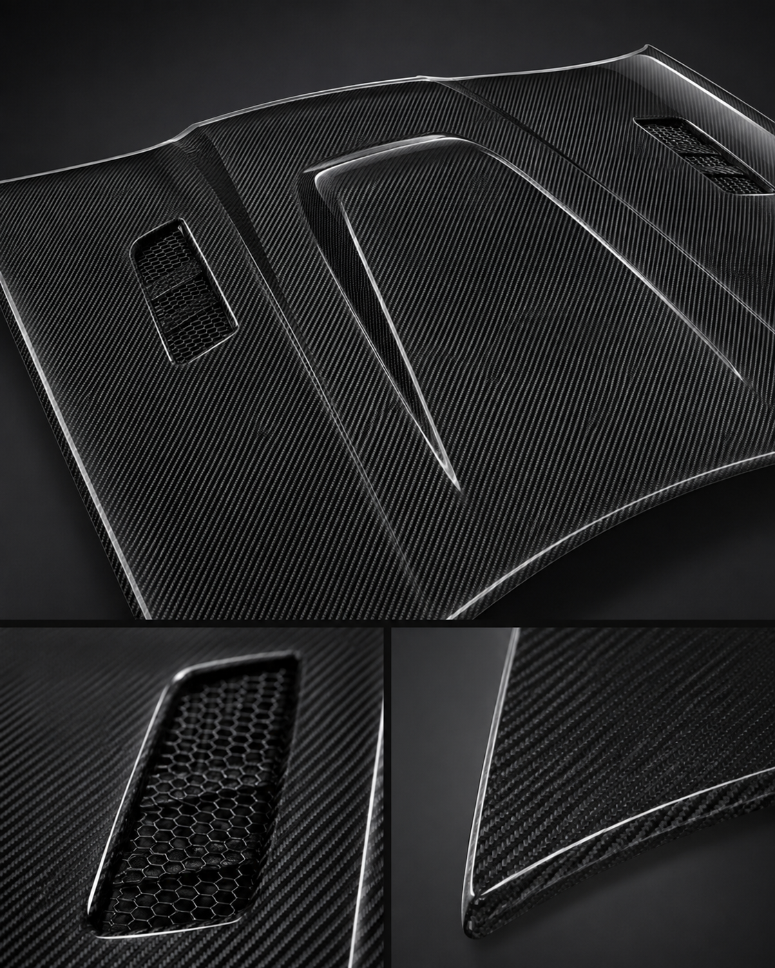 BMW E46 Coupe Carbon Fiber Hood
