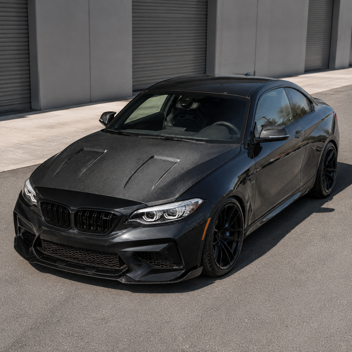 BMW F87 M2 M2C Prior Design Style Carbon Fiber Hood
