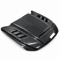 2015–2017 Ford Mustang 2-Door Terminator Style Double-Sided Carbon Fiber Hood